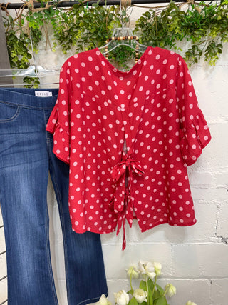 Continental Top Red Shirts & Tops Acqua & Limone