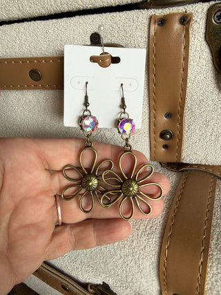 Blossoming Earrings Bronze
