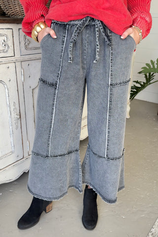 Becky Pants Denim Pants Sage+Fig