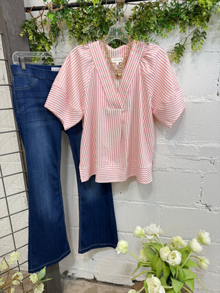 Ingram Top Pink by Entro Shirts & Tops Entro