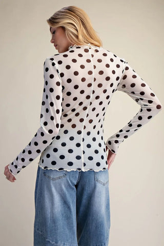 Sheerly Beloved Top Ivory by Easel