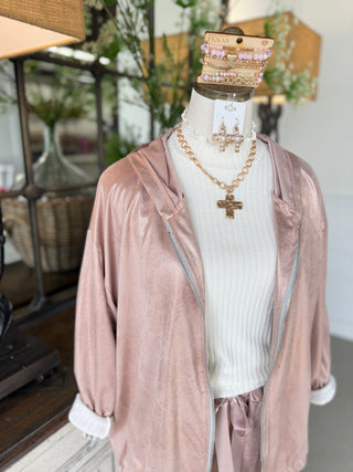 Liza Jacket Blush Rose Jacket Urban Mangoz