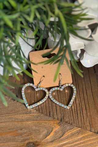 Heart on Fire Earrings Earrings Accessories To Go