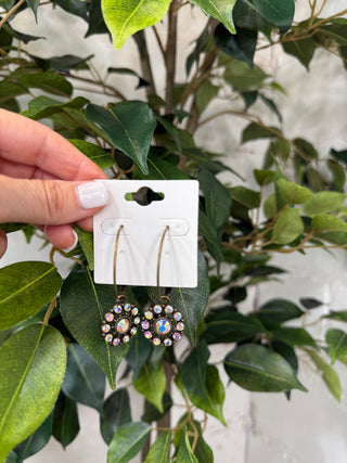 April Earrings Bronze