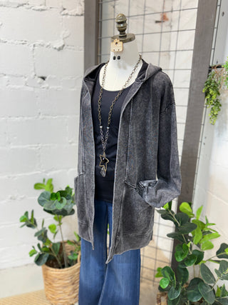 Lexley Cardi Wash Black Cardigan Staccato