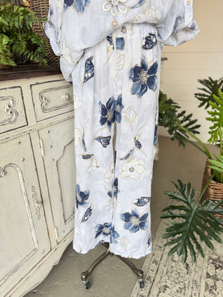 Oceanside Linen Pants White Pants S F Moda