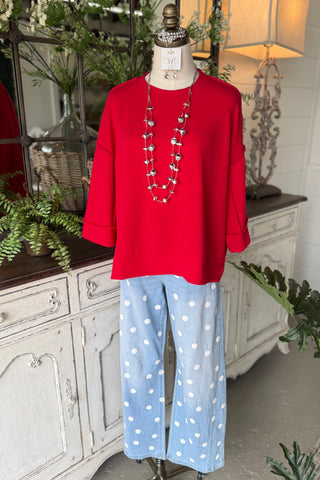 Downy Top Ruby Shirts & Tops Zenana