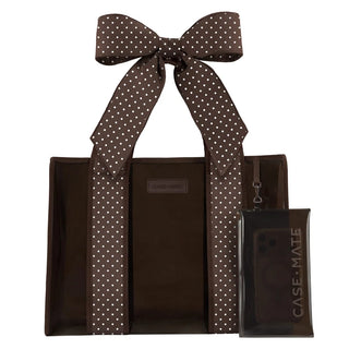 Case Mate Espresso Polka Dot Bow