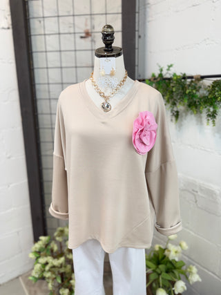 Clarissa Top Pink Shirts & Tops MuMu