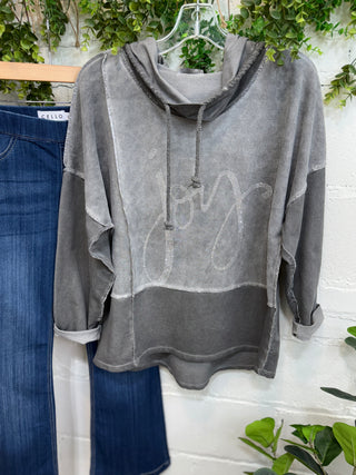 Bling Joy Charcoal Shirts & Tops GI Studio