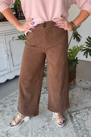 Glenwood Pants Brown by Umgee
