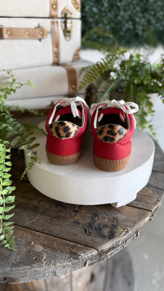 Heads Up Sneakers Red by Corky’s