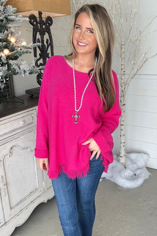 Wells Sweater Hot Pink RESTOCK Soon sweater Sole Luna