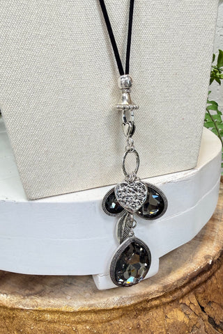 Romi Necklace Black Necklaces L & B Creations