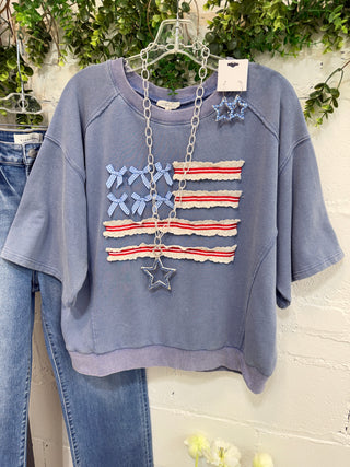 All American Washed Denim by Easel Shirts & Tops Easel