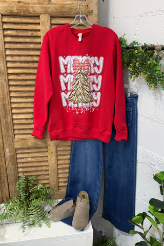 Merry Merry Christmas Sweatshirt Southern Attitude Designs Wholesale