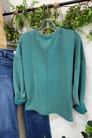 Petal Crush Top Teal by Easel Shirts & Tops Easel