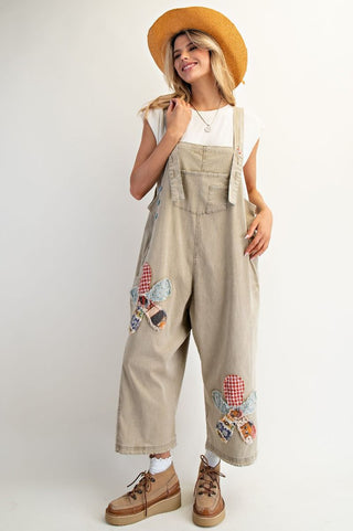 Yeehaw Khaki Overalls by Easel Overalls Easel