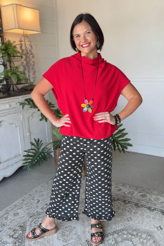 Scarlett Top Red by Umgee