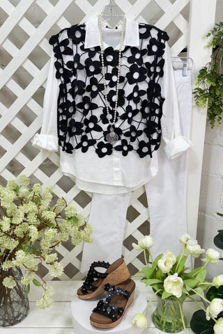 Spice of Life Black Shirts & Tops Gigio