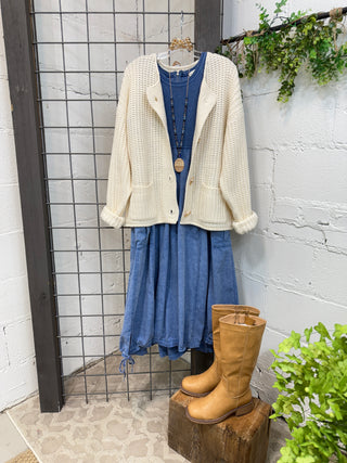 Rita Dress English Blue by Easel