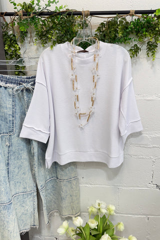 Downy Top Cornflower Shirts & Tops Zenana