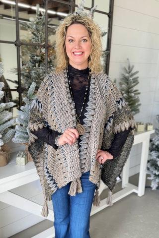 Wrenley Wrap Navy Multi wrap K & K Interiors