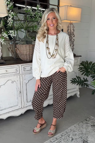 Shonda Pants Brown by Bibi Pants Bibi/So Me