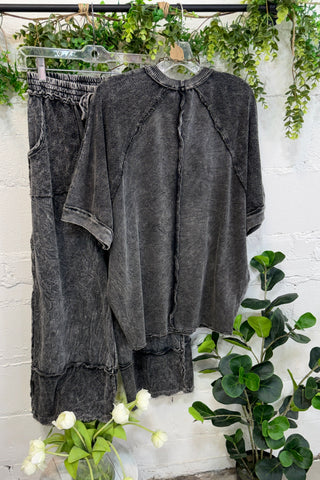 Glover Top Ash Black