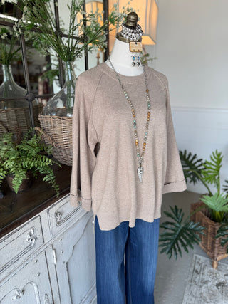 Kate Sweater Beige by Umgee