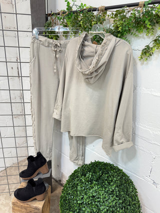 Britney Hoodie Taupe Shirts & Tops Sunflower