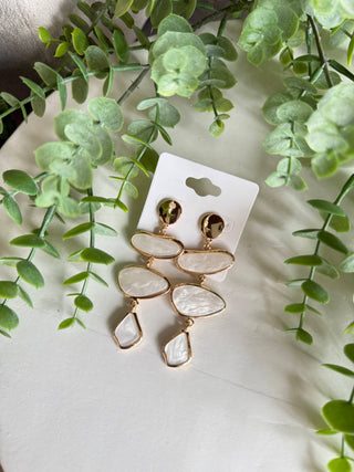 Bombshell Earrings White Earrings Whats Hot Jewelry