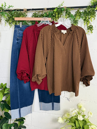 Campbell Top Cappuccino by Umgee