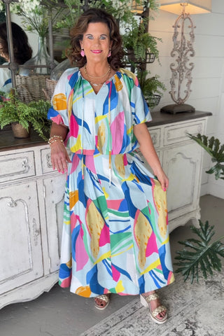 Pollyanna Skirt Sky Mix Skirt Gigio