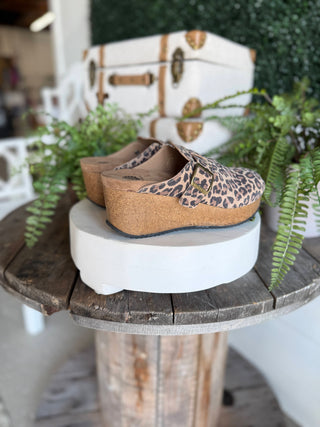 Mulani Leopard Clogs by Yellow Box Shoes Yellow Box