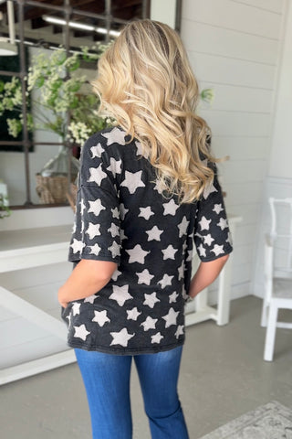 Evening Stars Hot Pink Shirts & Tops Blue Velvet