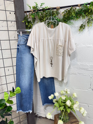 Gina Top Natural by Easel