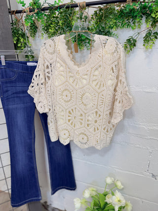 Chapman Top Beige Sweater Original USA