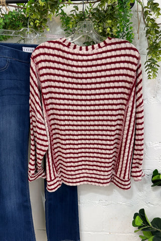 Perspectives Top Burgundy by Bibi Shirts & Tops Bibi