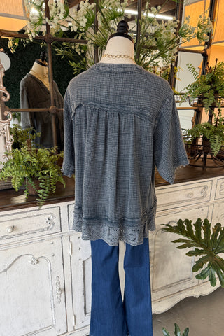Phases Top Smoke by Easel Shirts & Tops Easel