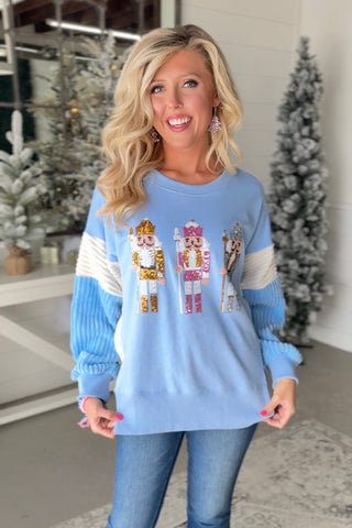 Toy Soldiers Blue Shirts & Tops Peach Love