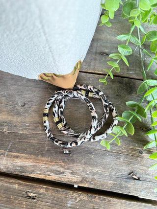 Jungle Fever Bracelets Taupe Leopard Bracelets Avenue T