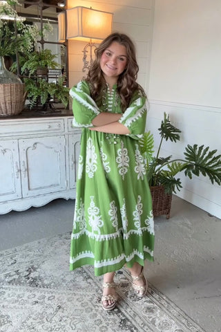 Empower Dress Green by Umgee