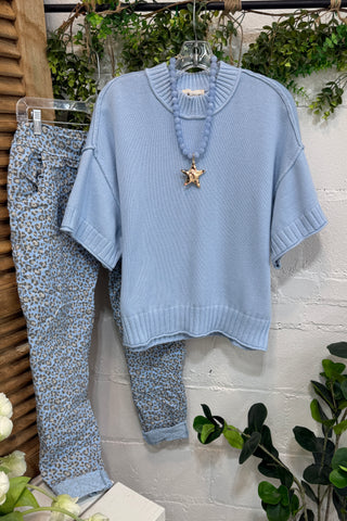 Windward Sweater Dream Blue Sweater Cotierra