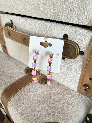 Dazzling Earrings Pink Earrings Accessories To Go