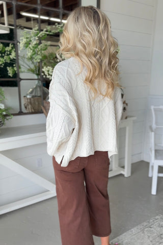 Tybee Sweater Cream RESTOCK Soon sweater Pol Clothing