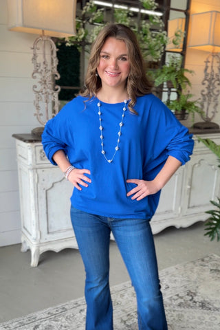 Lyric Royal Blue Shirts & Tops Hope