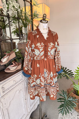 Sandy Dress Hazelnut by Umgee Dresses Umgee