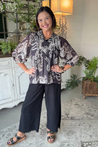Coosa Top Black by Umgee