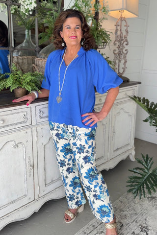 Ilsa Pants Cobalt Pants Gigio